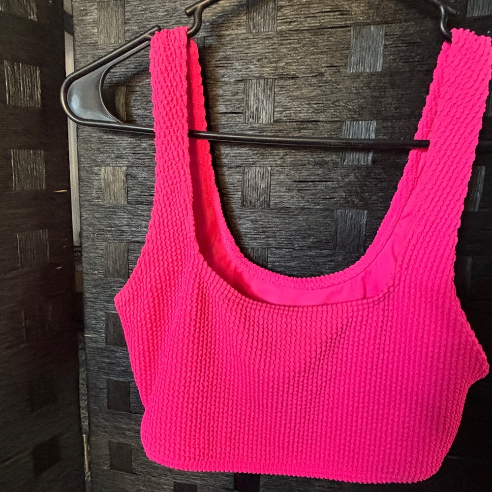 Billabong Hot Pink Textured Top